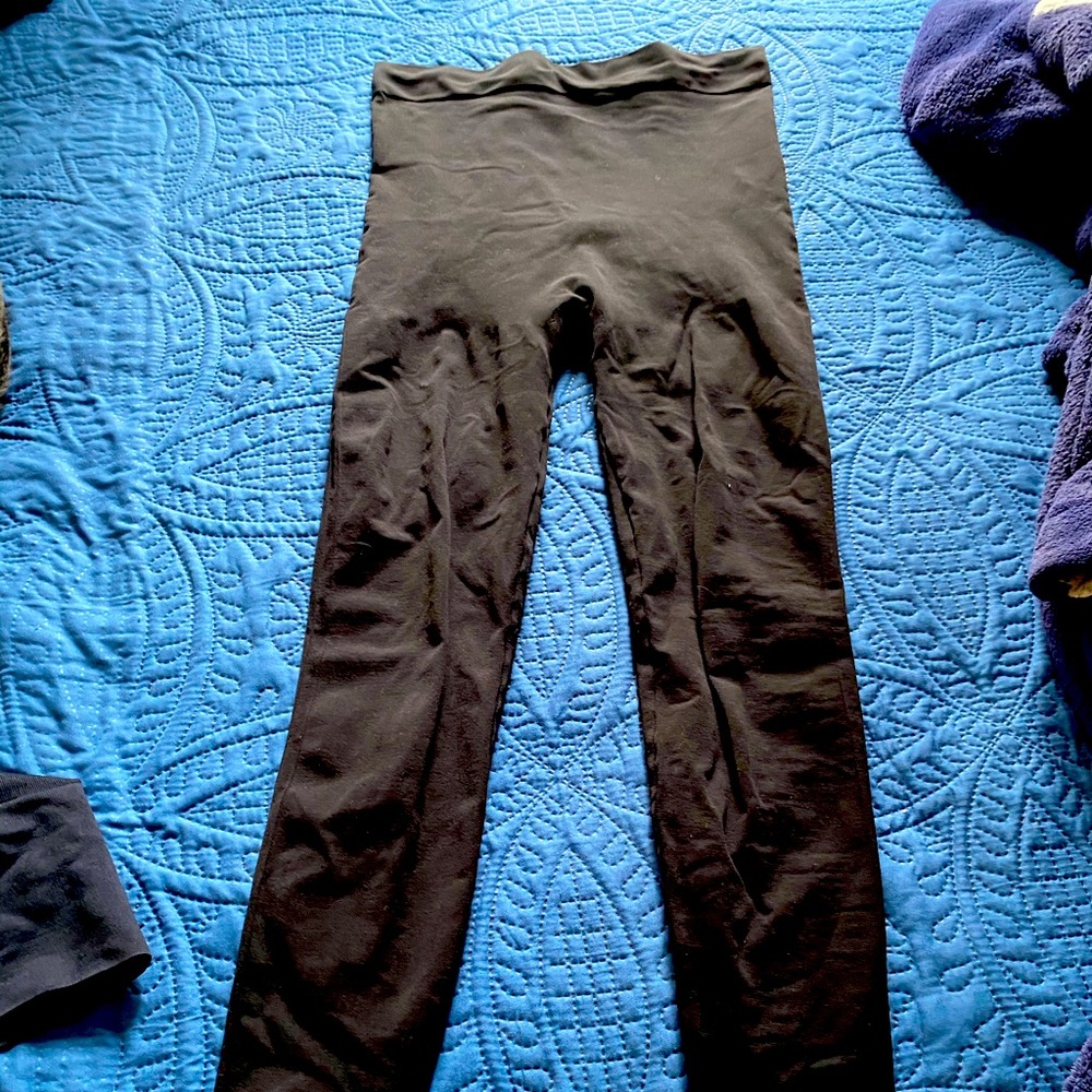 Blanqi black maternity support leggings size M